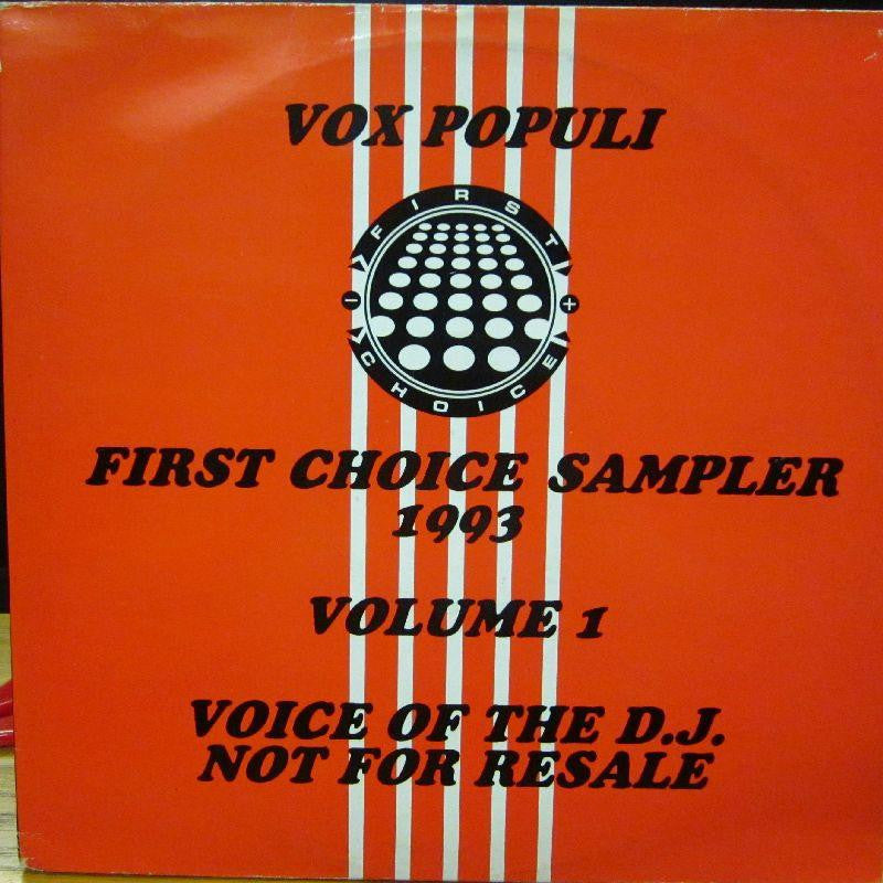 Vox Populi-First Choice Sampler 1993 Vol.1-First Choice-2x12" Vinyl LP Gatefold