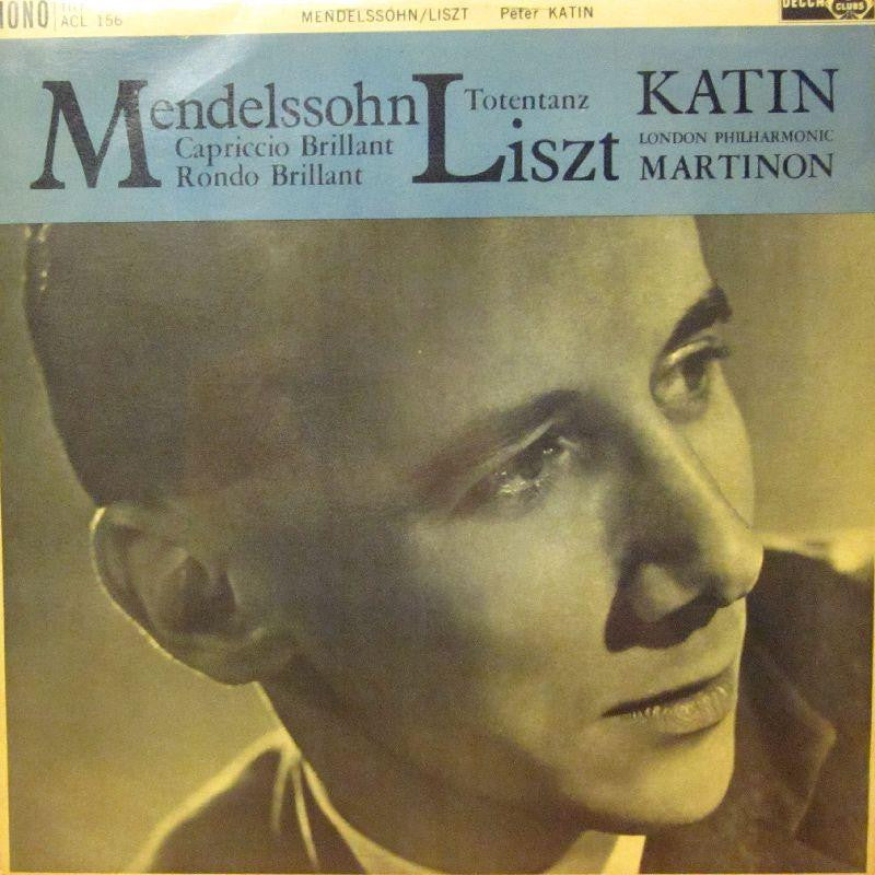 Mendelssohn/Liszt-Capriccio Brillant/Totentanz-Decca (Ace Of Clubs)-Vinyl LP