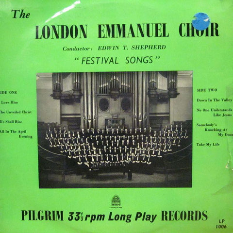 The London Emmanuel Choir-Festival Songs-Pilgrim-10" Vinyl