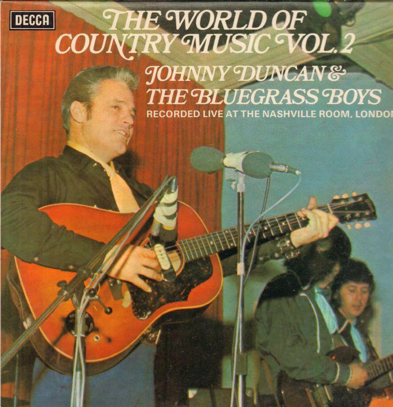 Johnny Duncan & The Bluegrass Boys-Recorded Live At The Nashville Room-Decca-Vinyl LP-VG/Ex