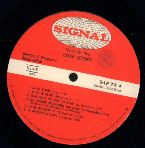 Love Story-Signal-Vinyl LP-VG/Ex+