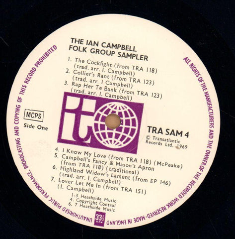 Sampler-Transatlantic-Vinyl LP-VG/VG+