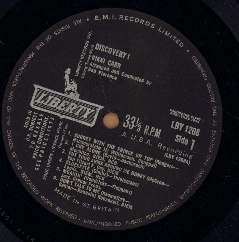 Discovery-Liberty-Vinyl LP-VG/VG