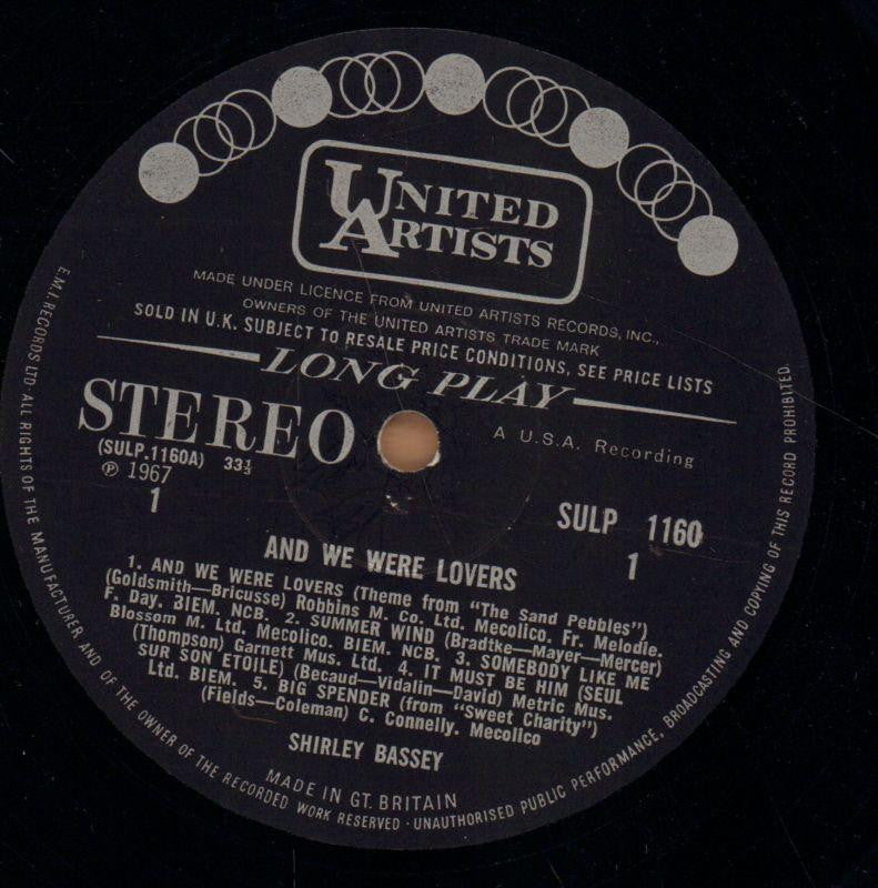 And We Were Lovers-United Artist-Vinyl LP-VG/VG