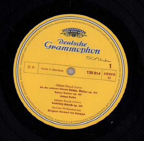 An Der Schonen Blauen Donau-Deutsche Grammophon-Vinyl LP-Ex/VG