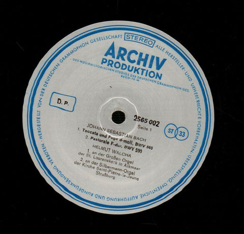Walcha-Archiv-Vinyl LP-VG/Ex