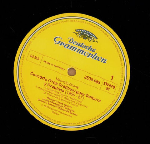 Tres Graficos-Deutsche Grammophon-Vinyl LP-VG/Ex
