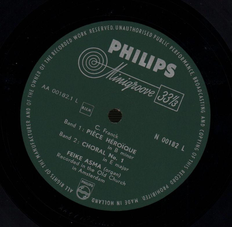 Three Chorals-Philips-Vinyl LP-VG/Ex