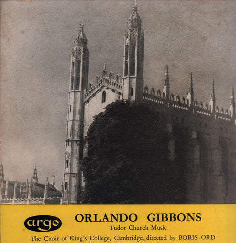 Orlando Gibbons-Tudor Church Music-Argo-Vinyl LP