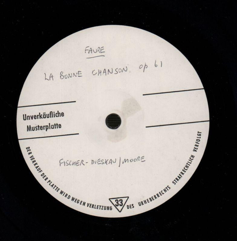 Dieskau-Musik Des Einsamen/ La Bonne Chanson-Electrola-Vinyl LP-Ex/VG+