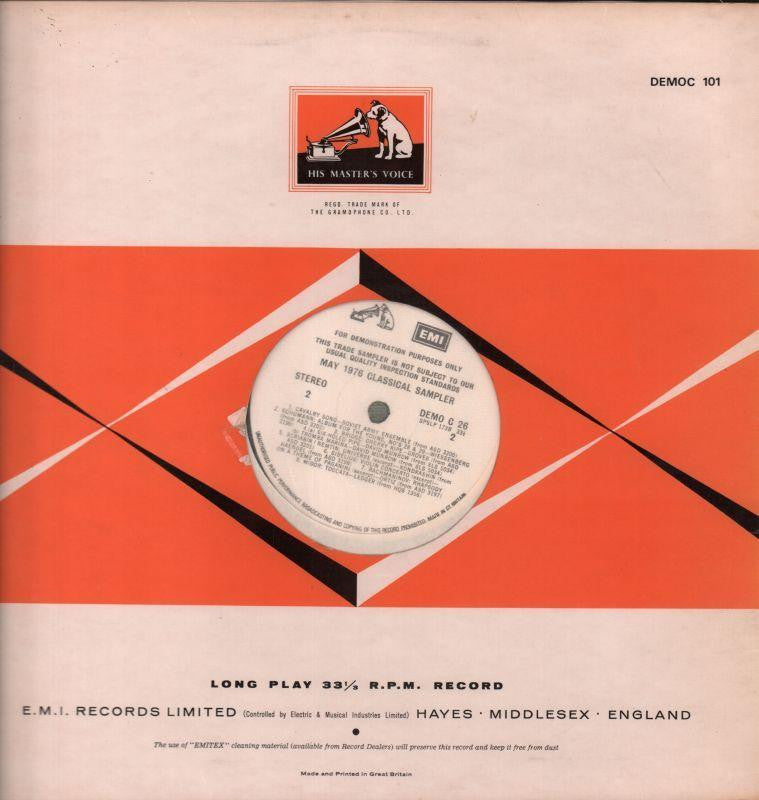 May 1976 Classical Sampler-HMV-Vinyl LP-VG/VG