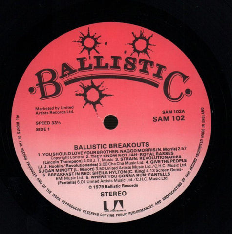Breakouts-Ballistic-Vinyl LP-VG/Ex