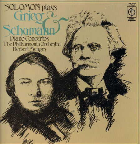 Solomon-Plays Grieg & Schumann-CFP-Vinyl LP-VG+/NM