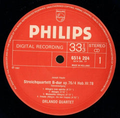 String Quartets No. 4 & 6 Orlando Quartet-Philips-Vinyl LP-Ex-/NM