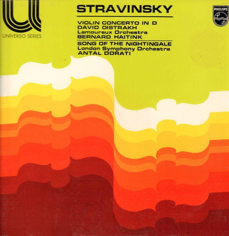Stravinsky-Violin Concerto Oistrakh/Dorati-Philips-Vinyl LP