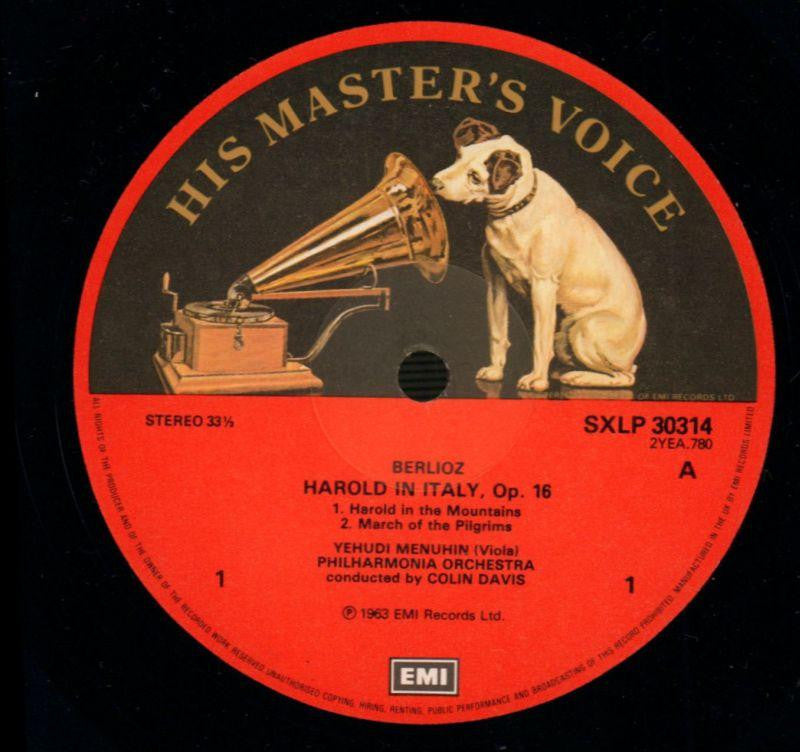 Harold In Italy Colin Davis-HMV-Vinyl LP-Ex+/NM