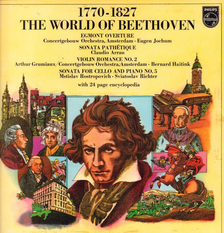 Beethoven-The World Of 1770-1827-Philips-Vinyl LP Gatefold