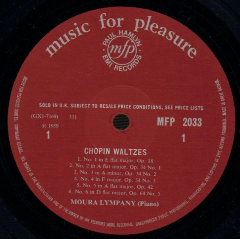 Chopin Waltzes-MFP-Vinyl LP-VG/Ex