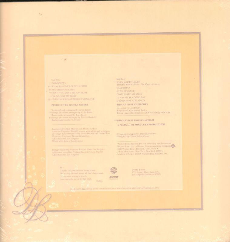 Debby Boone-Midstream-Warner Bros-Vinyl LP-Ex+/M