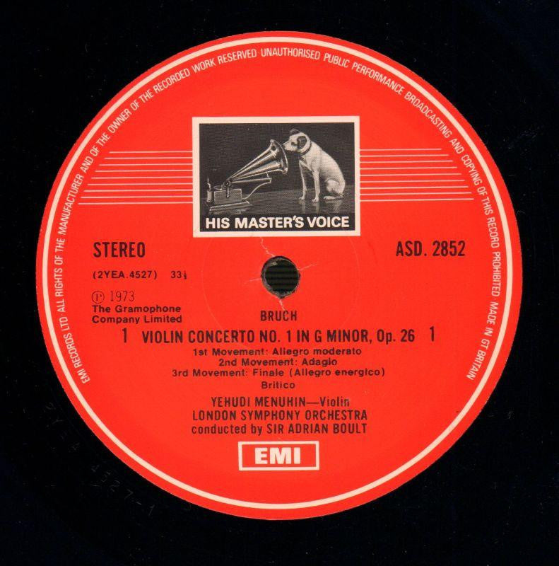 Violin Concertos No 1 & 2/ Yehudi Menuhin-EMI-Vinyl LP-VG+/Ex+