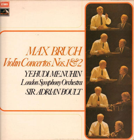 Bruch-Violin Concertos No 1 & 2/ Yehudi Menuhin-EMI-Vinyl LP