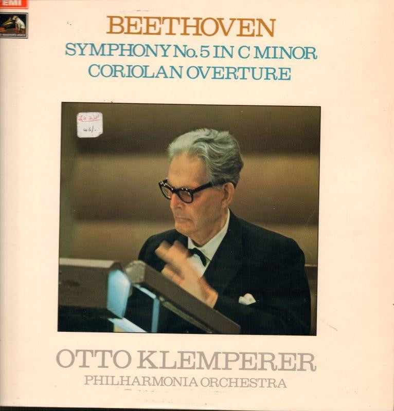 Beethoven-Symphony No.5 In C Minor Coriolan Overture-EMI-Vinyl LP