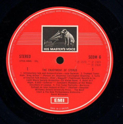 The Enjoyment Of Stereo-EMI-Vinyl LP-VG+/VG
