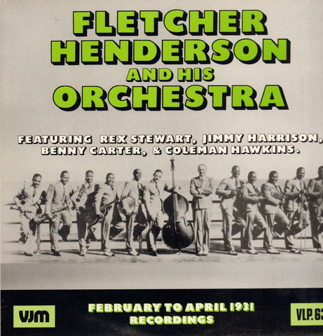 Fletcher Henderson-Feb to April 1931-VJM-Vinyl LP-Ex/Ex