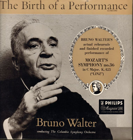 Mozart-Symphony No. 36 Linz/ Bruno Walter-Philips-Vinyl LP