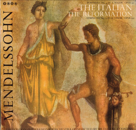 Mendelssohn-The Italian The Reformation/ Sir Eugene Goossens-SAGA-Vinyl LP