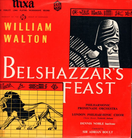 William Walton-Belshazzar's Feast/Sir Adrian Boult-NIXA-Vinyl LP