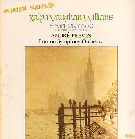 Ralph Vaughan Williams-Symphony No. 2 A London Symphony/ Andre Previn-RCA-Vinyl LP-VG+/NM