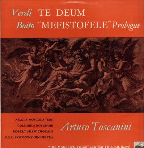 Verdi-Te Deum/ Arturo Toscanini-HMV-Vinyl LP