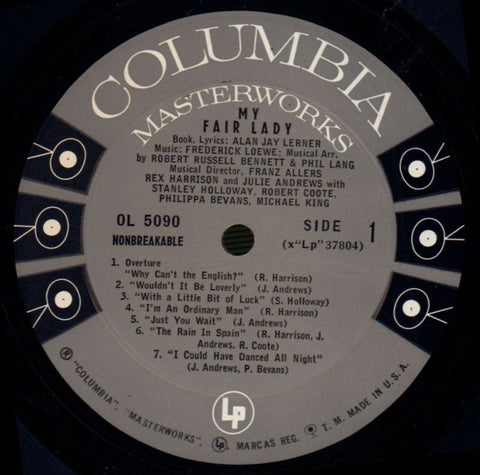 My Fair Lady-Columbia Records-Vinyl LP-VG/VG+