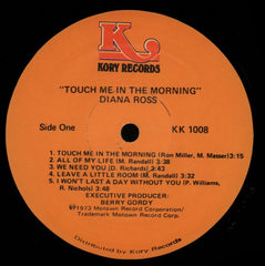 Touch Me In The Morning-Kory-Vinyl LP-VG+/Ex