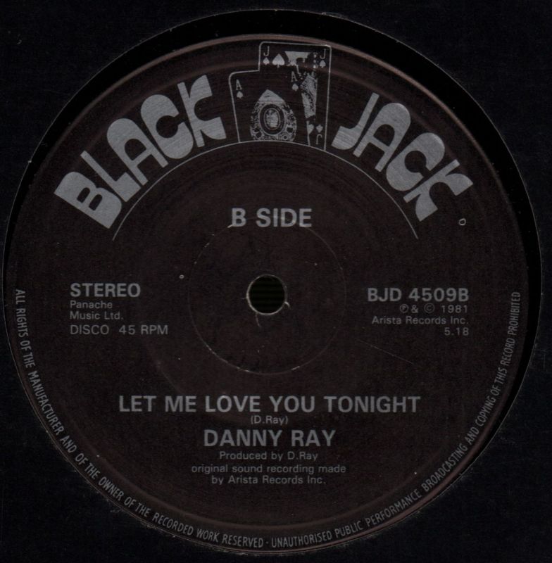 Why Don't You Spend The Night-Black Jack-12" Vinyl-VG/VG