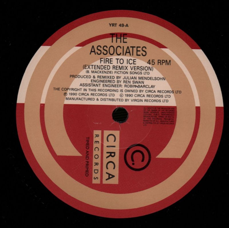 Fire To Ice-Circa-12" Vinyl-Ex/VG