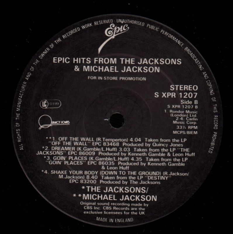 Epic Hits-Epic-Vinyl LP-VG/VG
