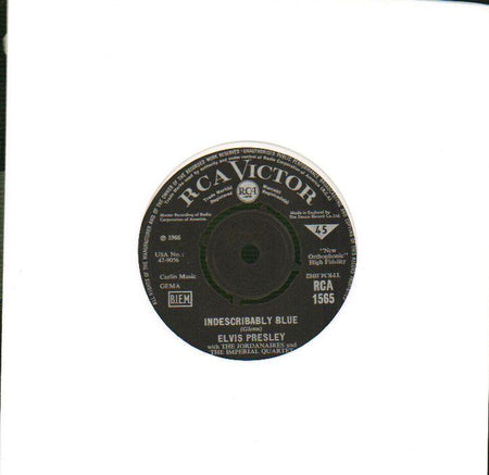 Indescribably Blue / Fools Fall In Love-RCA-7" Vinyl