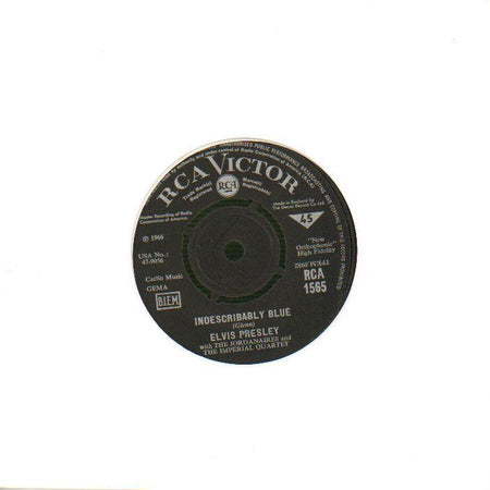 Indescribably Blue / Fools Fall In Love-RCA-7" Vinyl