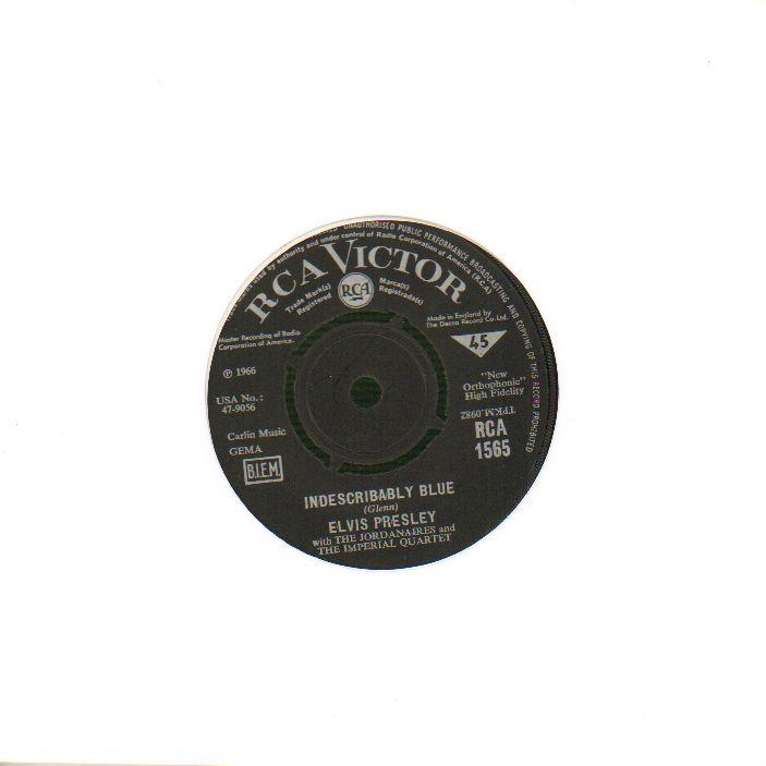 Indescribably Blue / Fools Fall In Love-RCA-7" Vinyl