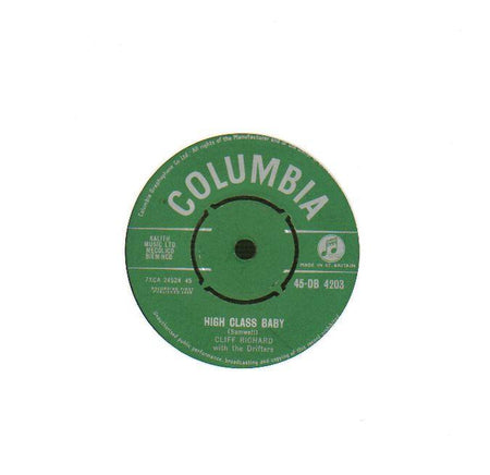 High Class Baby / My Feet Hit The Ground-Columbia-7" Vinyl