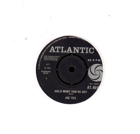Hold What You Got / Fresh Out Of Tears-Atlantic-7" Vinyl