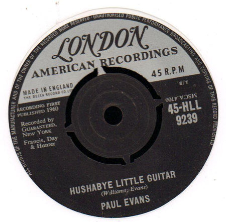 Hushabye Little Guitar / Blind Boy-London-7" Vinyl