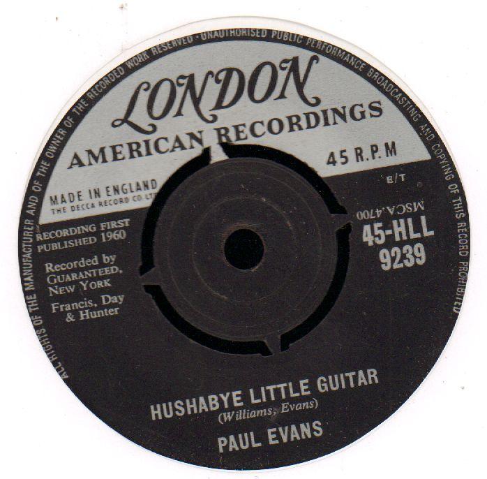 Hushabye Little Guitar / Blind Boy-London-7" Vinyl
