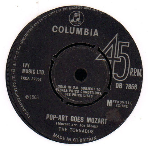Pop Goes Mozart / Too Much In Love To Hear-Columbia-7" Vinyl