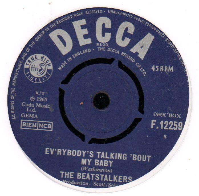 Ev'rybody's Talking Bout My Baby / Mr Disappointed-Decca-7" Vinyl