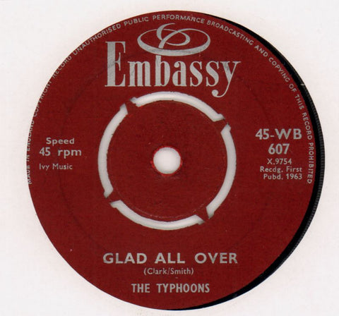 Glad All Over / Money-Embassy-7" Vinyl