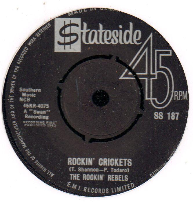 Rockin' Crickets / Hully Gully Rock-Stateside-7" Vinyl
