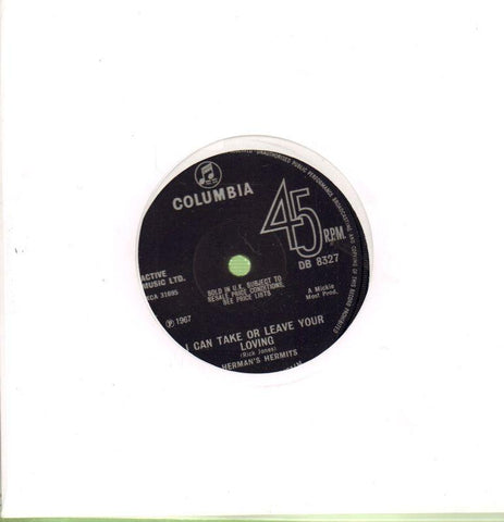 I Can Take Or Leave Your Loving-Columbia-7" Vinyl